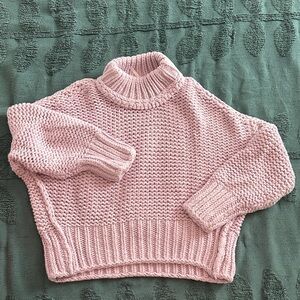 Free People my only sunshine sweater medium lilac